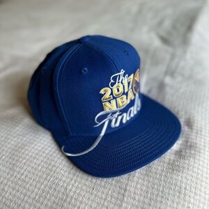 2017 NBA Finals Blue Warriors SnapBack Hat